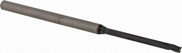 Accupro 14796248 Corner Radius End Mill: 0.0781" Dia, 0.117" LOC, 0.01" Radius, 3 Flutes, Solid Carbide 