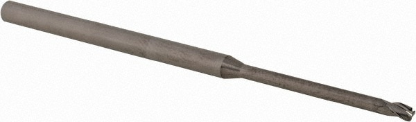 Accupro 6503818 Corner Radius End Mill: 0.0781" Dia, 0.117" LOC, 0.01" Radius, 3 Flutes, Solid Carbide 