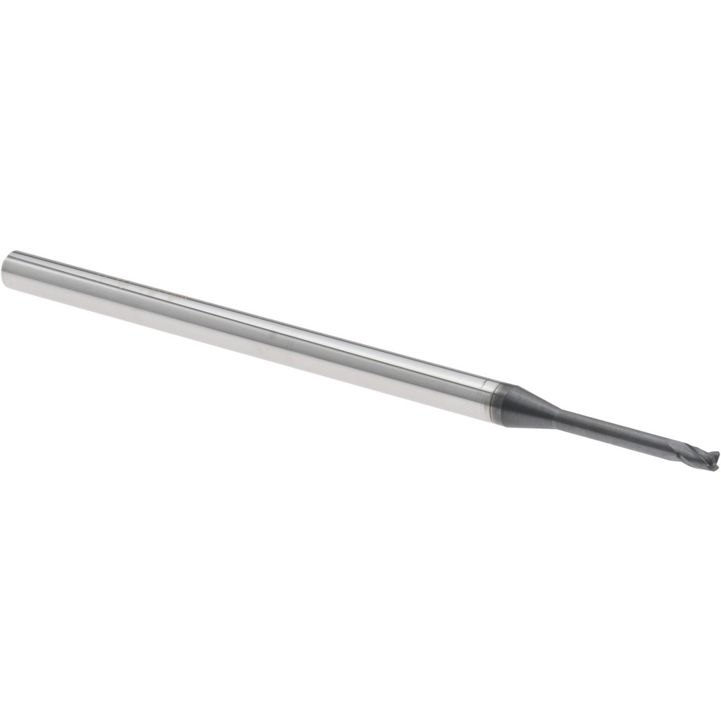 14796240 Corner Radius End Mill: 1/16" Dia, 1.25" LOC, 0.0100" Radius, 3 Flute, Solid Carbide  
