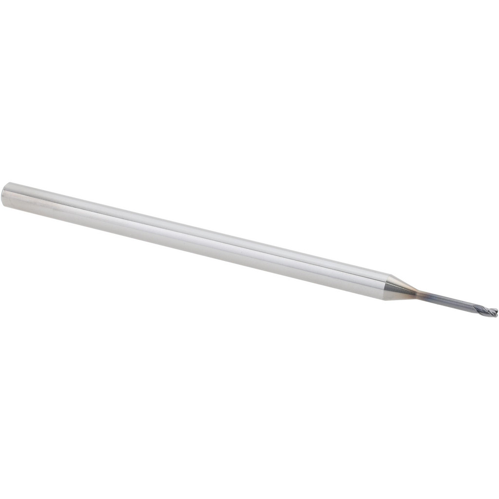 14796232 Corner Radius End Mill: 0.0469" Dia, 1.25" LOC, 0.0100" Radius, 3 Flute, Solid Carbide  