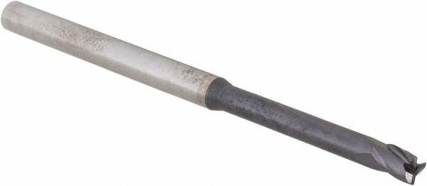 Accupro 14796271 Corner Radius End Mill: 0.1562" Dia, 0.234" LOC, 0.01" Radius, 3 Flutes, Solid Carbide 