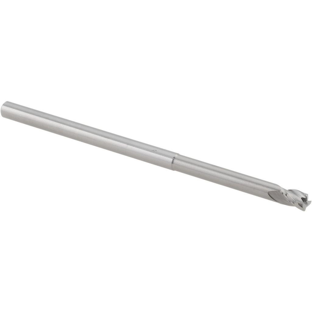 14796323 Corner Radius End Mill: 1/8" Dia, 0.625" LOC, 0.0100" Radius, 3 Flute, Solid Carbide  