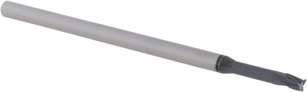 Accupro 14796250 Corner Radius End Mill: 0.0938" Dia, 0.139" LOC, 0.005" Radius, 3 Flutes, Solid Carbide 