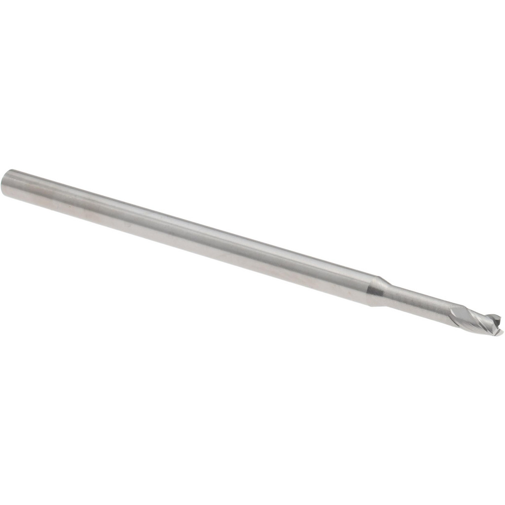 14796249 Corner Radius End Mill: 0.0938" Dia, 1.5" LOC, 0.0050" Radius, 3 Flute, Solid Carbide  