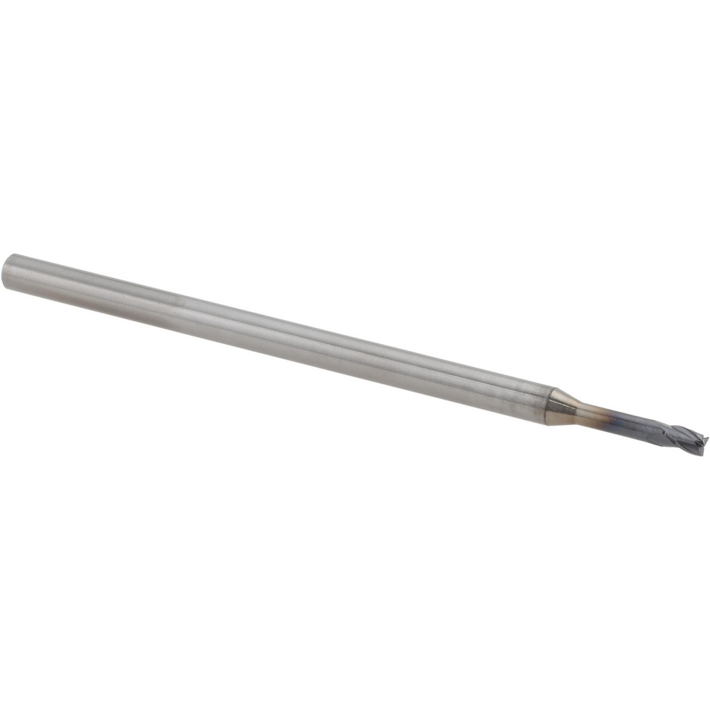 14796245 Corner Radius End Mill: 0.0781" Dia, 1.5" LOC, 0.0050" Radius, 3 Flute, Solid Carbide  