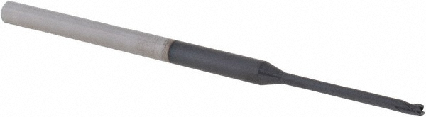 14796236 Corner Radius End Mill: 1/16" Dia, 3.375" LOC, 0.0050" Radius, 3 Flute, Solid Carbide  