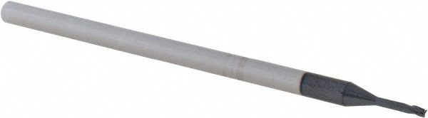 14796229 Corner Radius End Mill: 0.0469" Dia, 2.75" LOC, 0.0050" Radius, 3 Flute, Solid Carbide  
