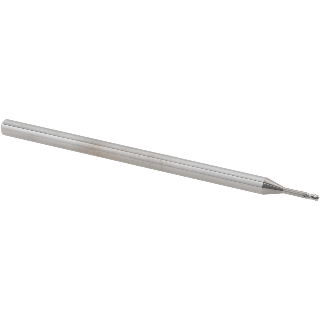 14796228 Corner Radius End Mill: 0.0469" Dia, 0.875" LOC, 0.0050" Radius, 3 Flute, Solid Carbide  