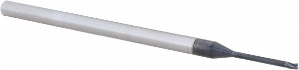 14797201 Square End Mill: 3/64" Dia, 0.07" LOC, 3 Flutes, Solid Carbide  