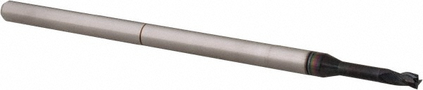 14797259 Square End Mill: 5/64" Dia, 0.117" LOC, 3 Flutes, Solid Carbide  