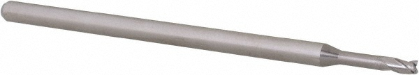 14797258 Square End Mill: 5/64" Dia, 0.117" LOC, 3 Flutes, Solid Carbide  