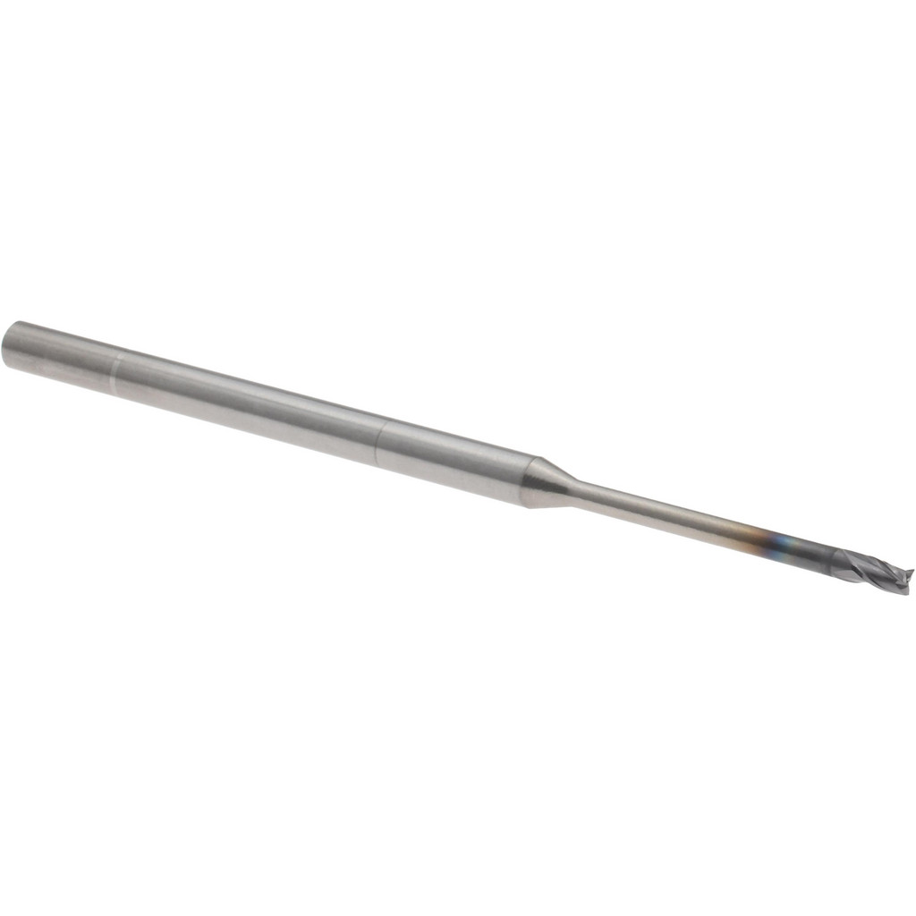 14797251 Square End Mill: 0.07" Dia, 0.105" LOC, 3 Flutes, Solid Carbide  