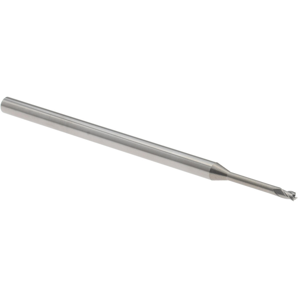 14797234 Square End Mill: 1/16" Dia, 0.093" LOC, 3 Flutes, Solid Carbide  