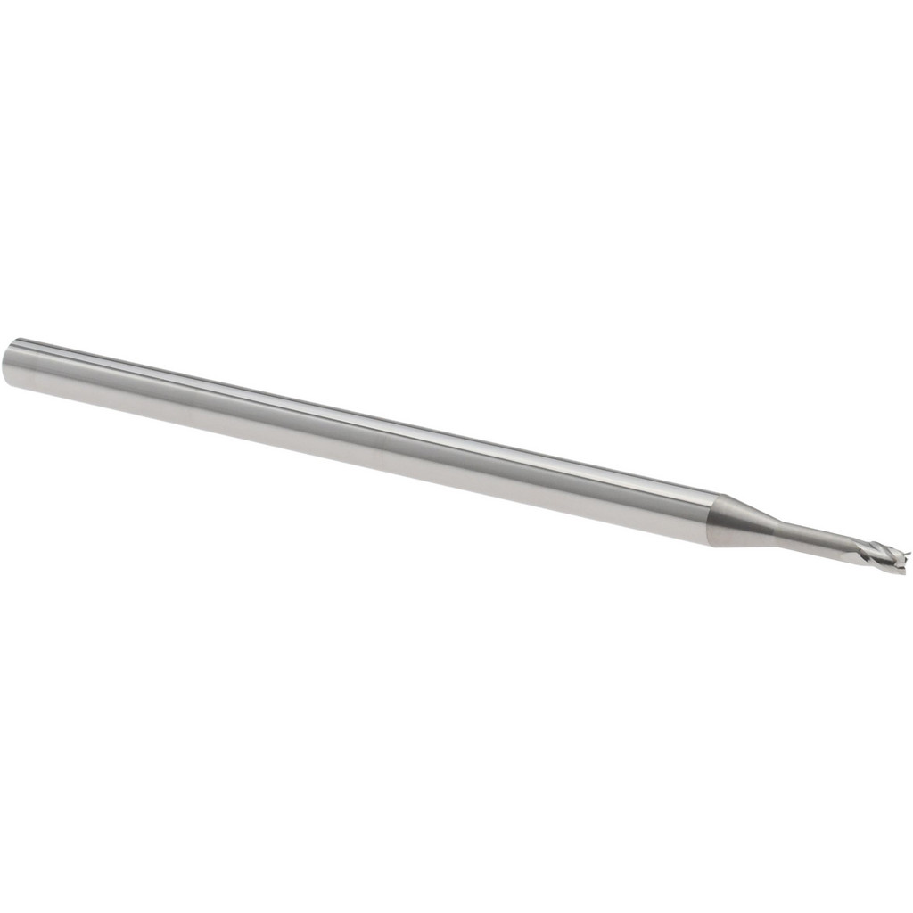 14797232 Square End Mill: 1/16" Dia, 0.093" LOC, 3 Flutes, Solid Carbide  