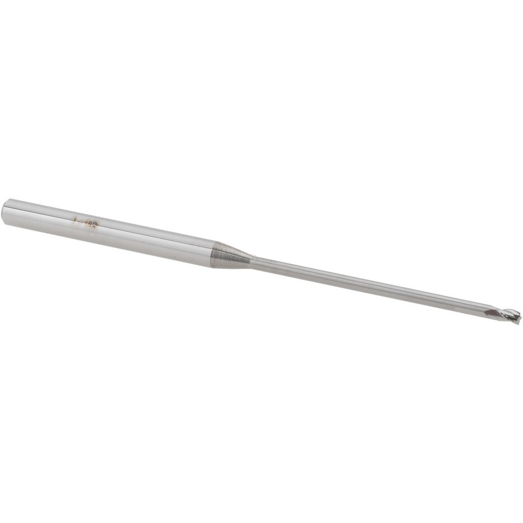 14797229 Square End Mill: 1/16" Dia, 0.093" LOC, 3 Flutes, Solid Carbide  