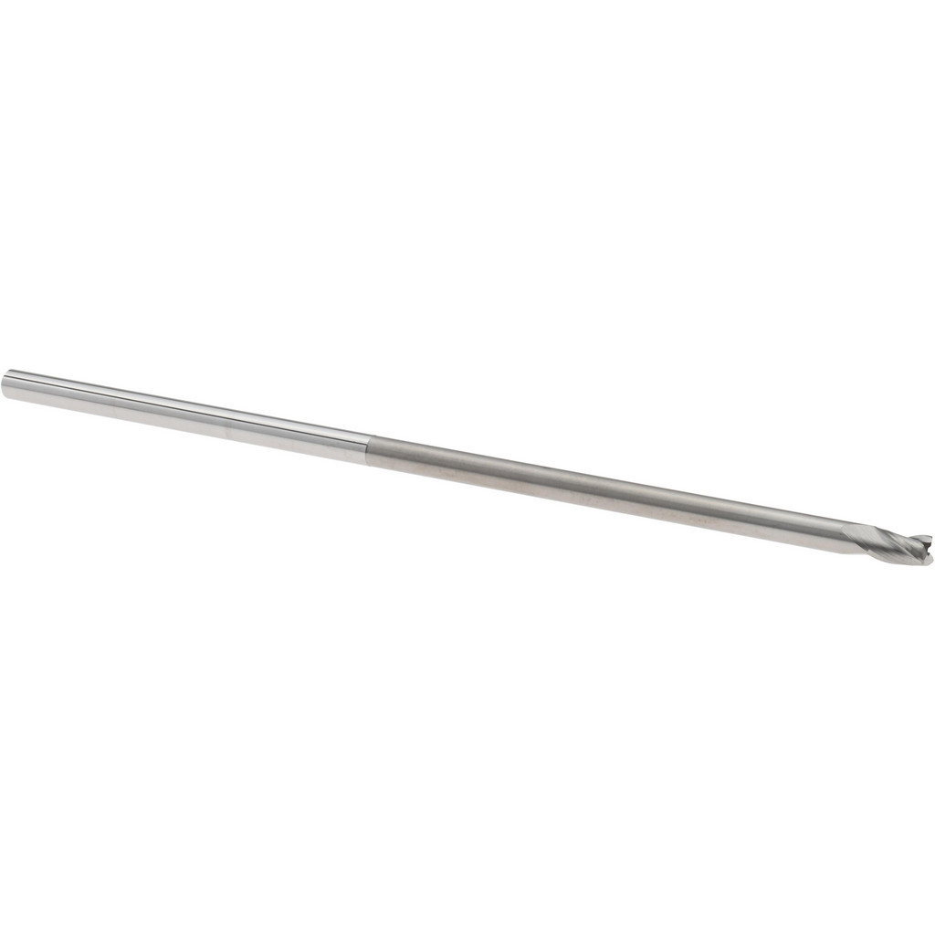 14797307 Square End Mill: 1/8 Dia, 0.187 LOC, 1/8 Shank Dia, 4 OAL, 3 Flutes, Solid Carbide  