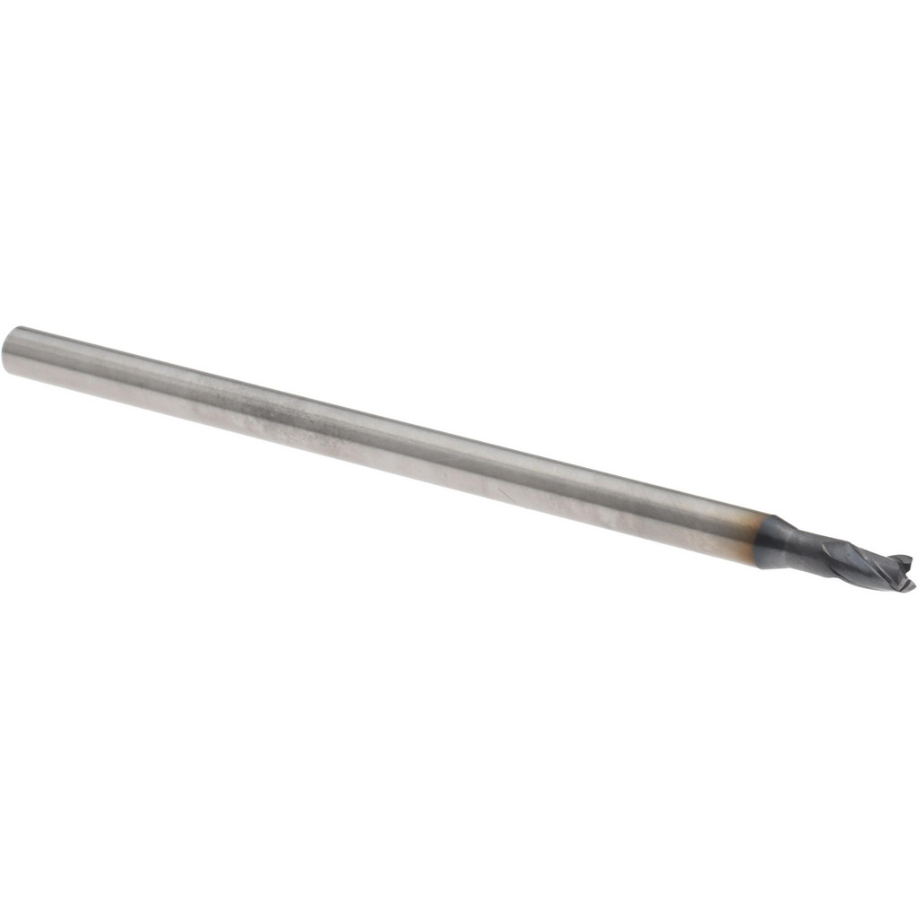 14797282 Square End Mill: 3/32" Dia, 0.139" LOC, 3 Flutes, Solid Carbide  