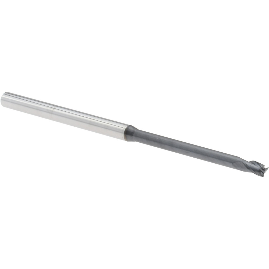 14797277 Square End Mill: 3/32" Dia, 0.139" LOC, 3 Flutes, Solid Carbide  