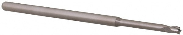 Accupro 14797285 Square End Mill: 3/32 Dia, 0.139 LOC, 1/8 Shank Dia, 2-1/2 OAL, 3 Flutes, Solid Carbide 