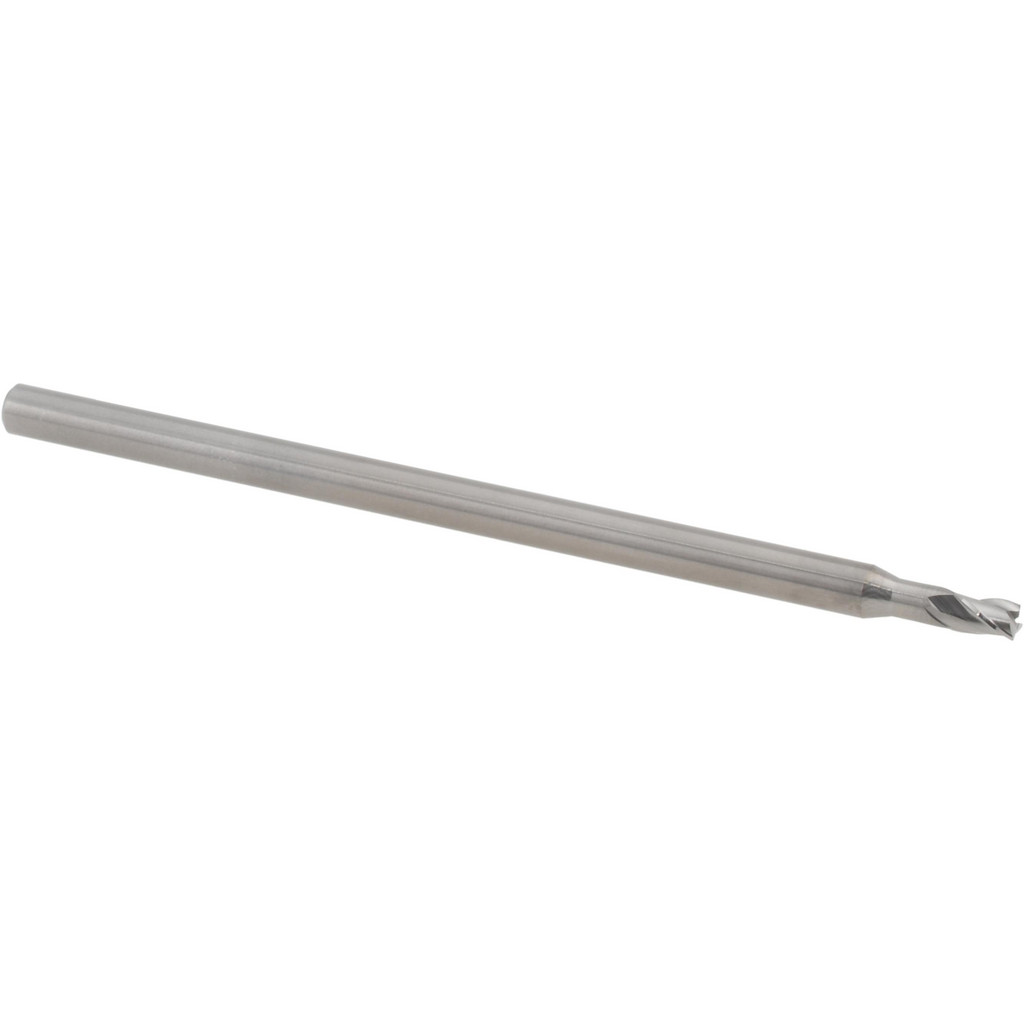 14797281 Square End Mill: 3/32" Dia, 3 Flute, Solid Carbide  