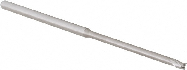 Accupro 14797278 Square End Mill: 3/32 Dia, 0.139 LOC, 1/8 Shank Dia, 3 OAL, 3 Flutes, Solid Carbide 