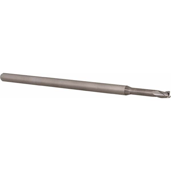 14797283 Square End Mill: 3/32" Dia, 0.139" LOC, 3 Flutes, Solid Carbide  