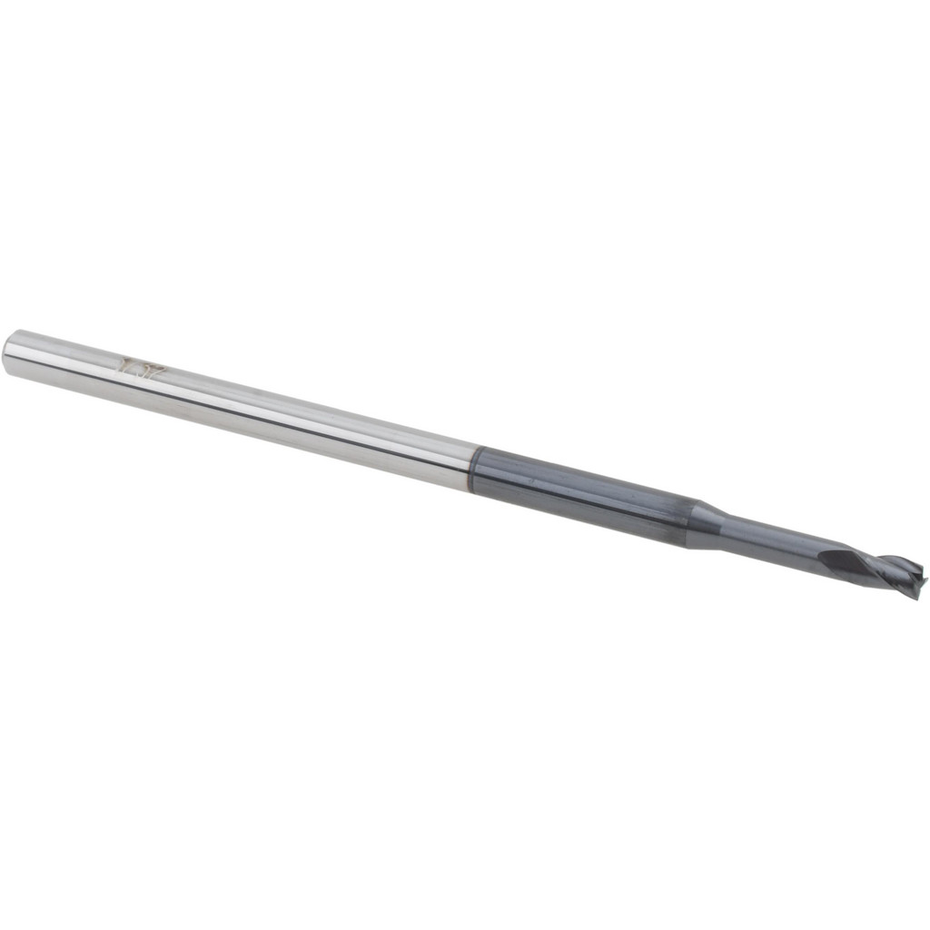 14797284 Square End Mill: 3/32" Dia, 0.139" LOC, 3 Flutes, Solid Carbide  