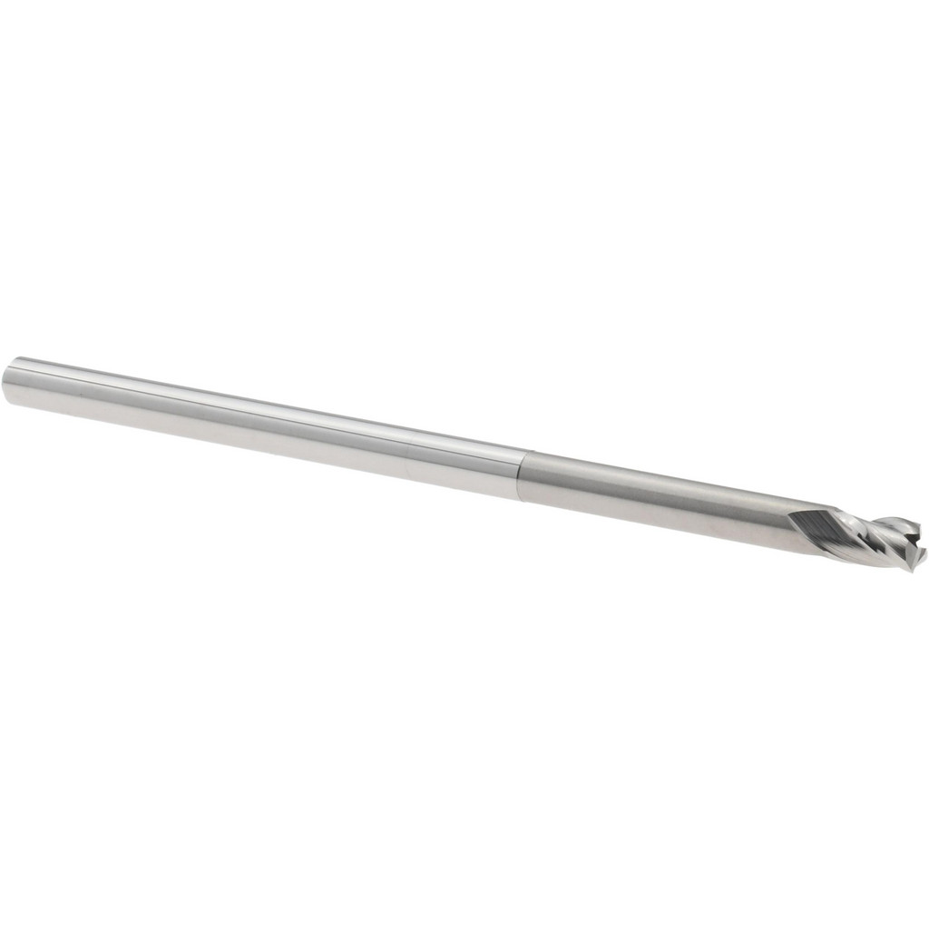 14797300 Square End Mill: 1/8" Dia, 0.187" LOC, 3 Flutes, Solid Carbide  