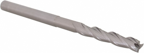 14797317 Square End Mill: 3/16" Dia, 1-1/8" LOC, 3 Flutes, Solid Carbide  