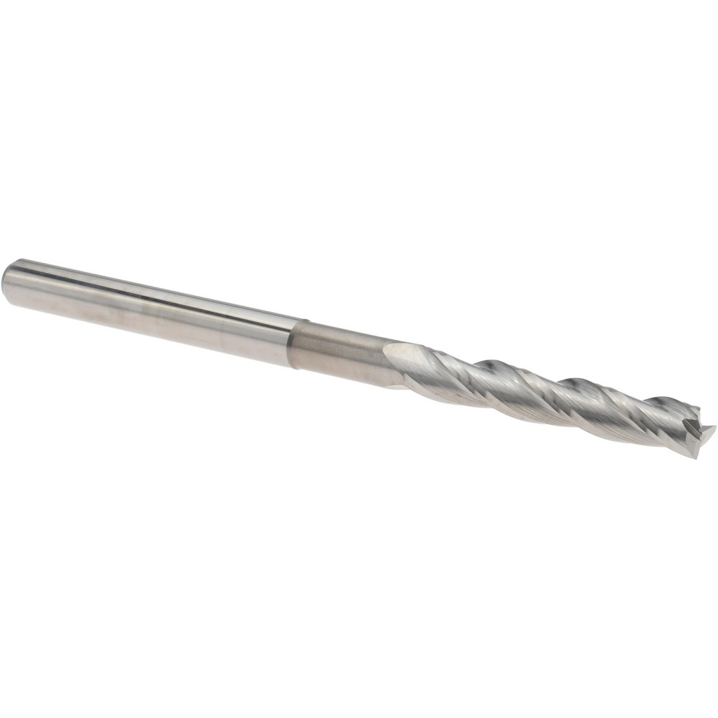 14797317 Square End Mill: 3/16" Dia, 1-1/8" LOC, 3 Flutes, Solid Carbide  