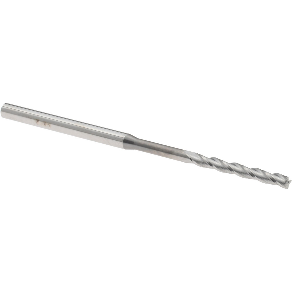 14797288 Square End Mill: 3/32" Dia, 3/4" LOC, 3 Flutes, Solid Carbide  