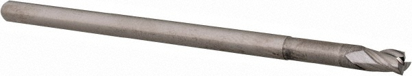 14797310 Square End Mill: 1/8" Dia, 0.187" LOC, 3 Flutes, Solid Carbide  