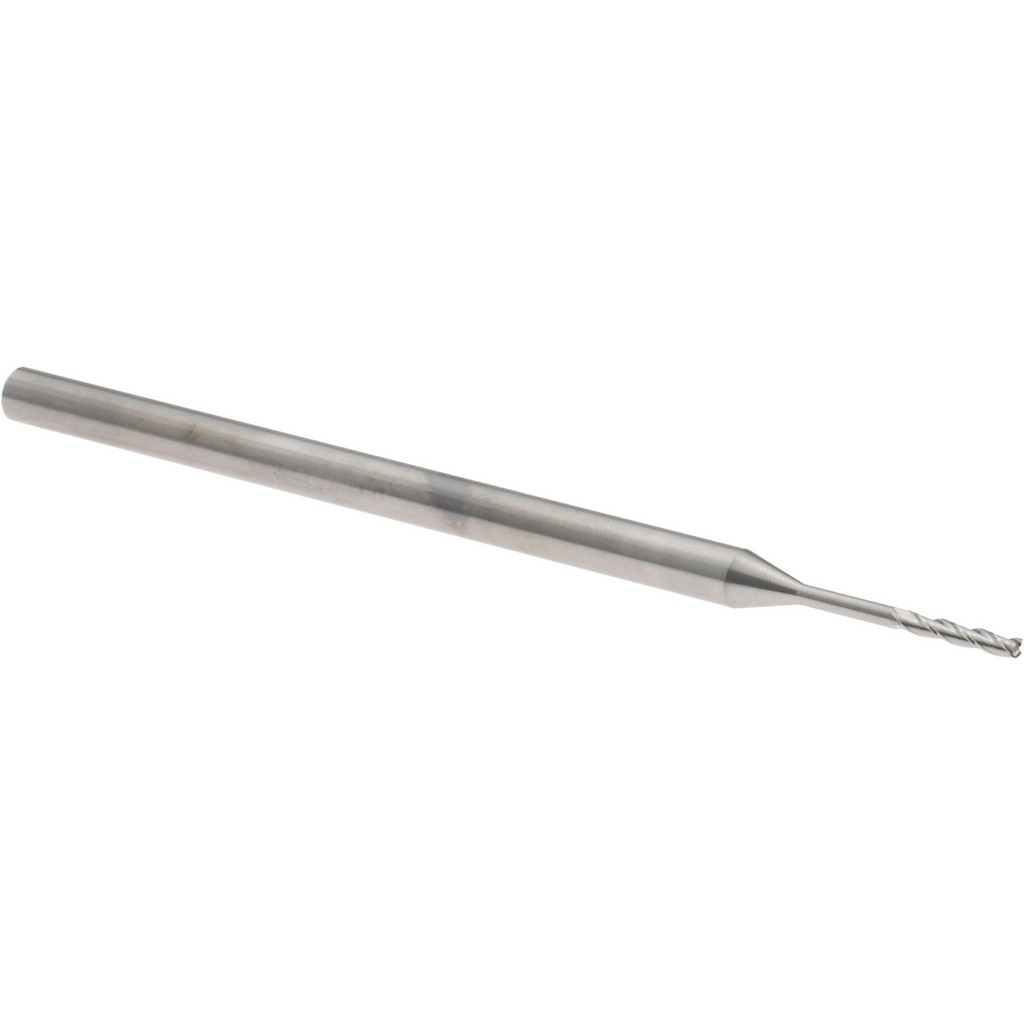 14797204 Square End Mill: 3/64" Dia, 1/4" LOC, 3 Flutes, Solid Carbide  