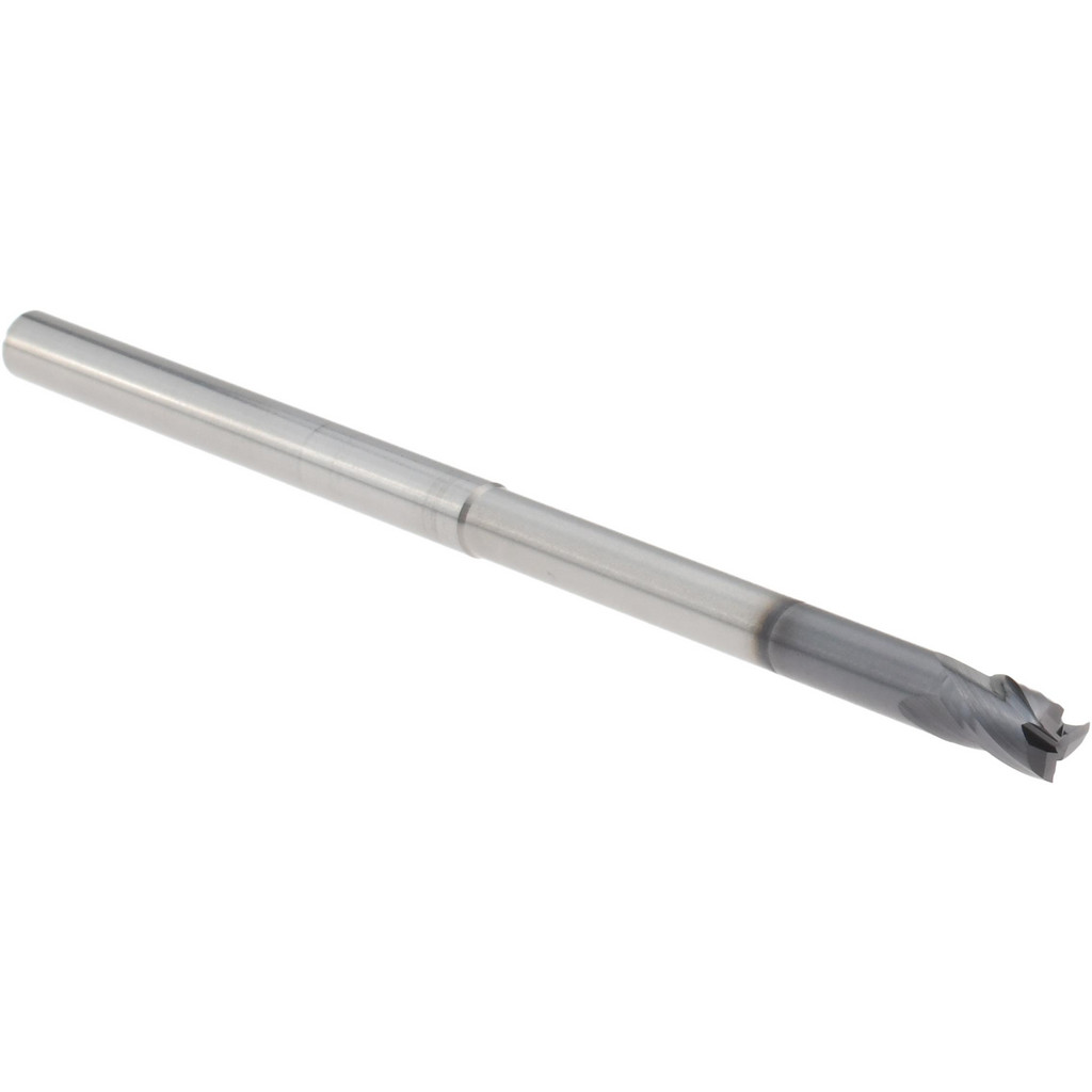 14797303 Square End Mill: 1/8 Dia, 0.187 LOC, 1/8 Shank Dia, 2-1/2 OAL, 3 Flutes, Solid Carbide  