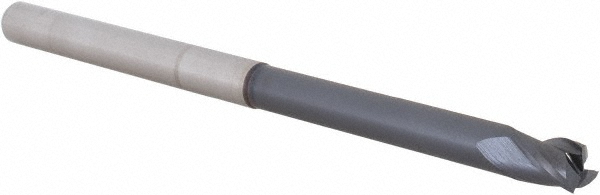 14797331 Square End Mill: 1/4" Dia, 3/8" LOC, 3 Flutes, Solid Carbide  