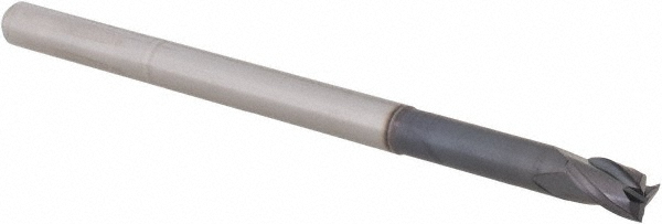 14797319 Square End Mill: 3/16" Dia, 9/32" LOC, 3 Flutes, Solid Carbide  
