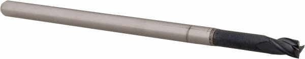 14797311 Square End Mill: 1/8" Dia, 0.187" LOC, 3 Flutes, Solid Carbide  