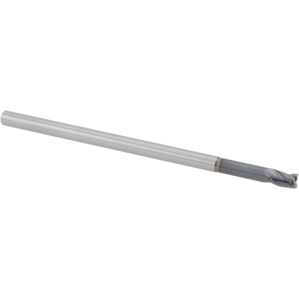 14797311 Square End Mill: 1/8" Dia, 0.187" LOC, 3 Flutes, Solid Carbide  