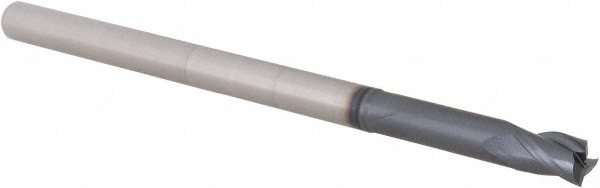 14797329 Square End Mill: 1/4" Dia, 3/8" LOC, 3 Flutes, Solid Carbide  