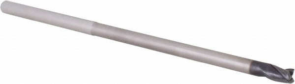 14797336 Square End Mill: 1/4" Dia, 3/8" LOC, 3 Flutes, Solid Carbide  