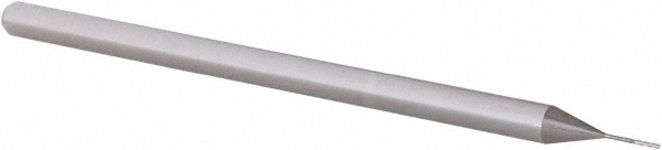 14797143 Square End Mill: 1/64" Dia, 0.075" LOC, 3 Flutes, Solid Carbide  