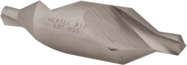 Hertel H-81115100000 Combo Drill & Countersink: #10, 1" Body Dia, 1180, High Speed Steel Image