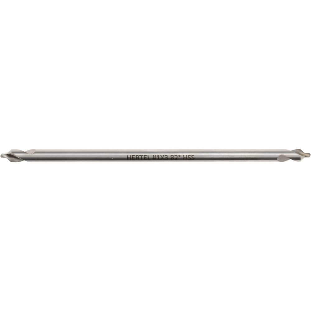 Combo Drill & Countersink: #1, 1/8" Body Dia, 1180, Cobalt