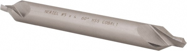 Hertel H-81186050400 Combo Drill & Countersink: #5, 7/16" Body Dia, 1180, Cobalt Image