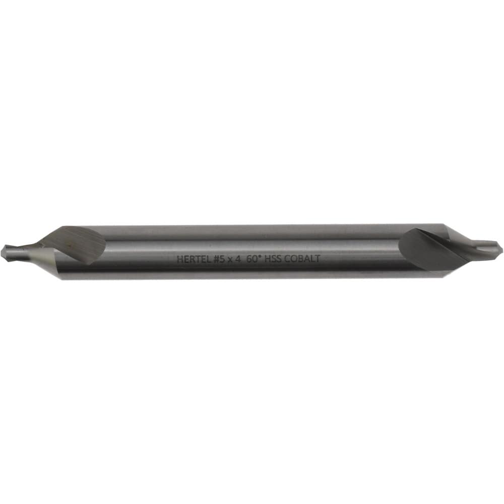 Combo Drill & Countersink: #5, 7/16" Body Dia, 1180, Cobalt