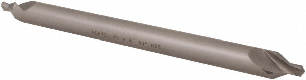 Hertel H-81185050600 Combo Drill & Countersink: #5, 7/16" Body Dia, 1180, High Speed Steel Image