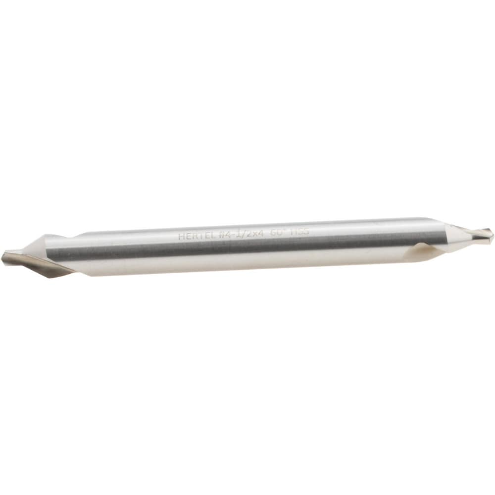 Combo Drill & Countersink: #4-1/2, 3/8" Body Dia, 1180, High Speed Steel
