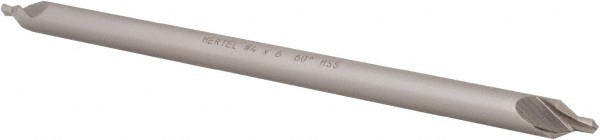 Hertel H-81185040600 Combo Drill & Countersink: #4, 5/16" Body Dia, 1180, High Speed Steel Image