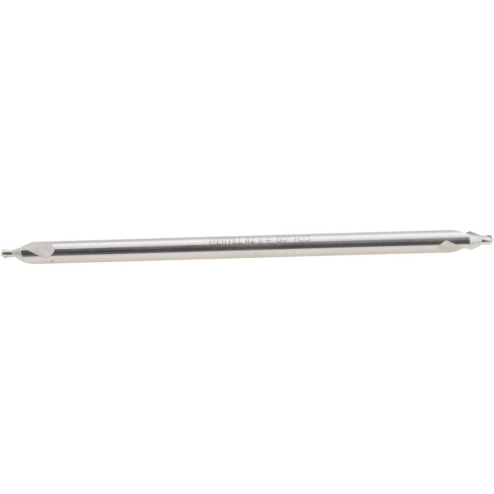Combo Drill & Countersink: #2, 3/16" Body Dia, 1180, High Speed Steel