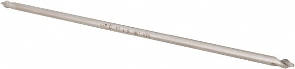 Hertel H-81185010600 Combo Drill & Countersink: #1, 1/8" Body Dia, 1180, High Speed Steel Image